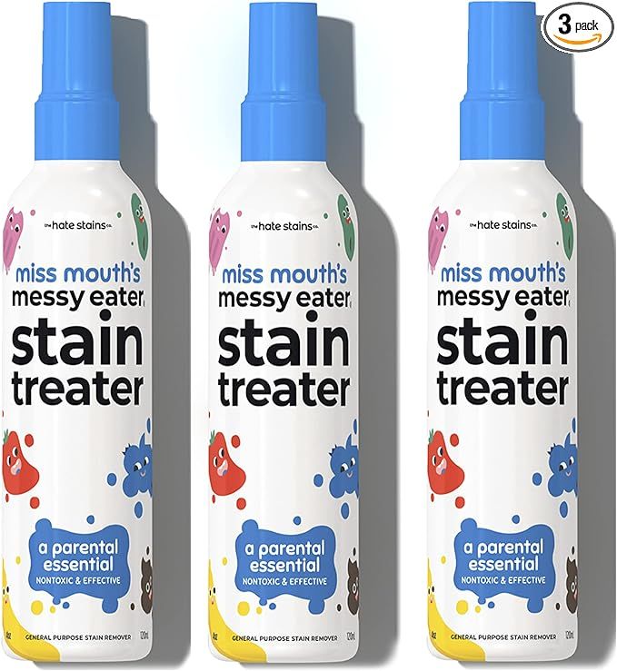 Amazon.com: HATE STAINS CO Stain Remover for Clothes - 4oz 3 Pack of Newborn Essentials - Miss Mo... | Amazon (US)