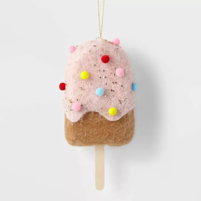 Felt Ice Cream Bar Christmas Tree Ornament - Wondershop™ | Target
