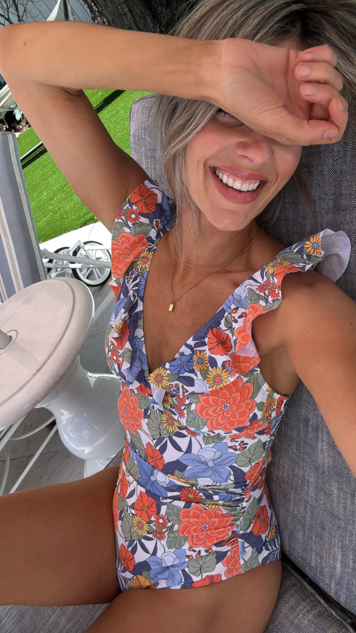 A lot of you have been asking me about what sunless Tanner I’m using. So I’m linking it below along with my suit and necklace and the Make Up I’m wearing! I’m telling you get the elf cosmetics filter make up stuff. It’s incredible! Perfect for summer!

#LTKSummerEdit #LTKBeauty #LTKSwim