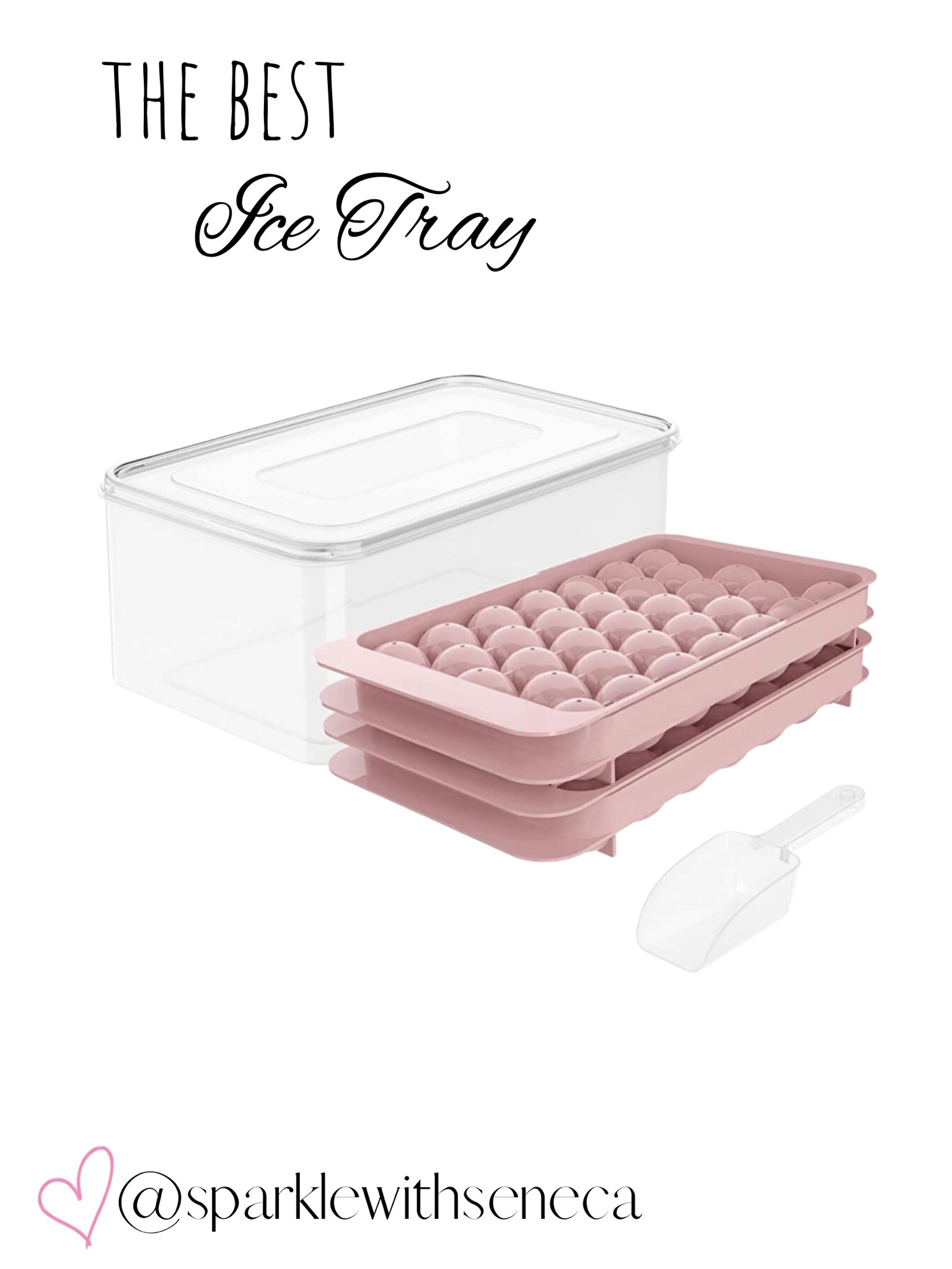 Amazon ice tray! Round ice with container to hold ice in. 

#LTKFind #LTKSeasonal #LTKhome