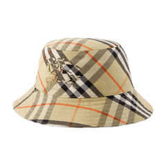 Burberry 8085726 Bias Check Bucket Hat — Beige - XS | Italist Inc.