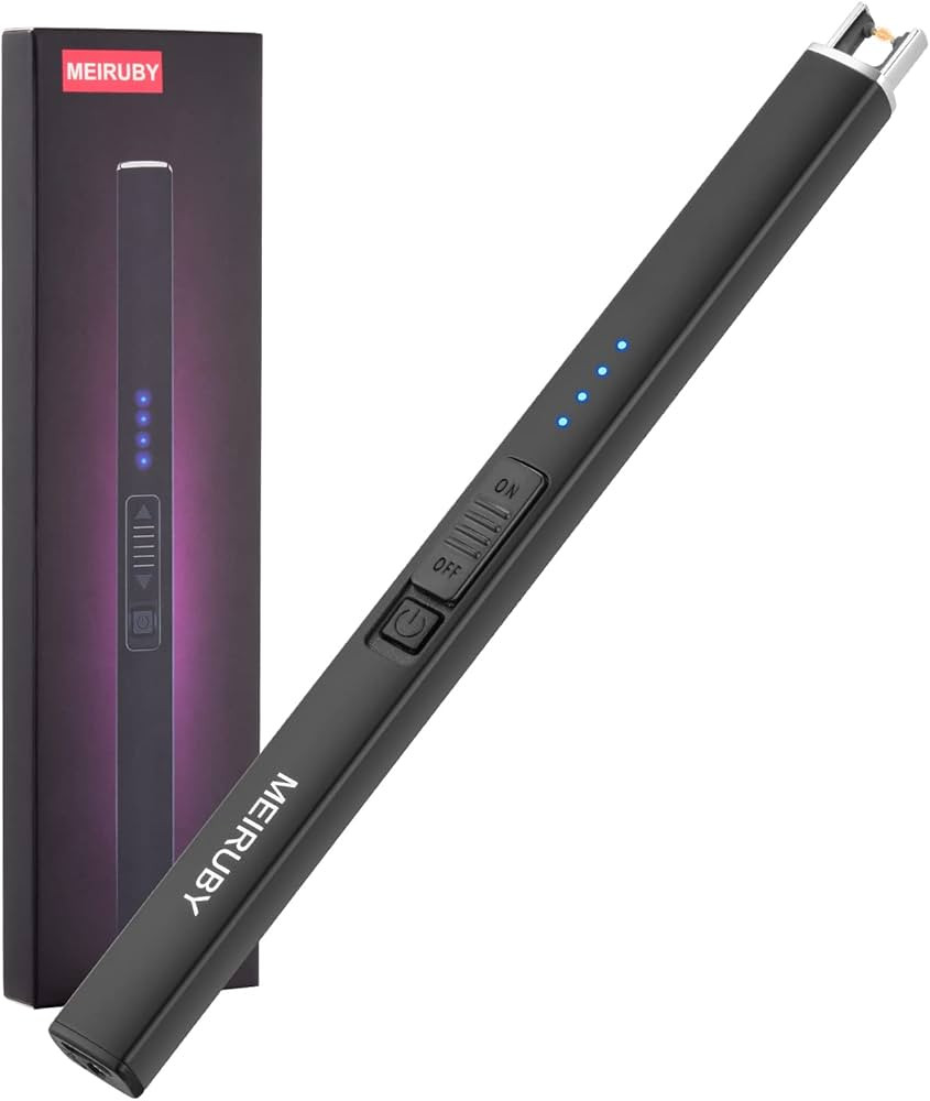 MEIRUBY Lighter Electric Lighter Candle Lighter Rechargeable USB Lighter Arc Lighters for Candle ... | Amazon (CA)