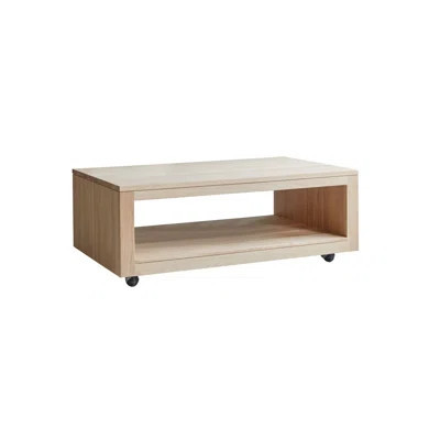 Anoa Solid Oak Square Coffee Table | Perigold