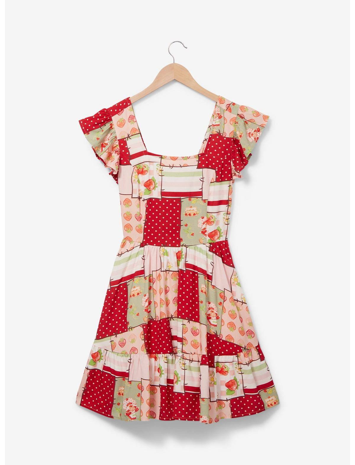 Strawberry Shortcake Patchwork Ruffle Dress - BoxLunch Exclusive | BoxLunch