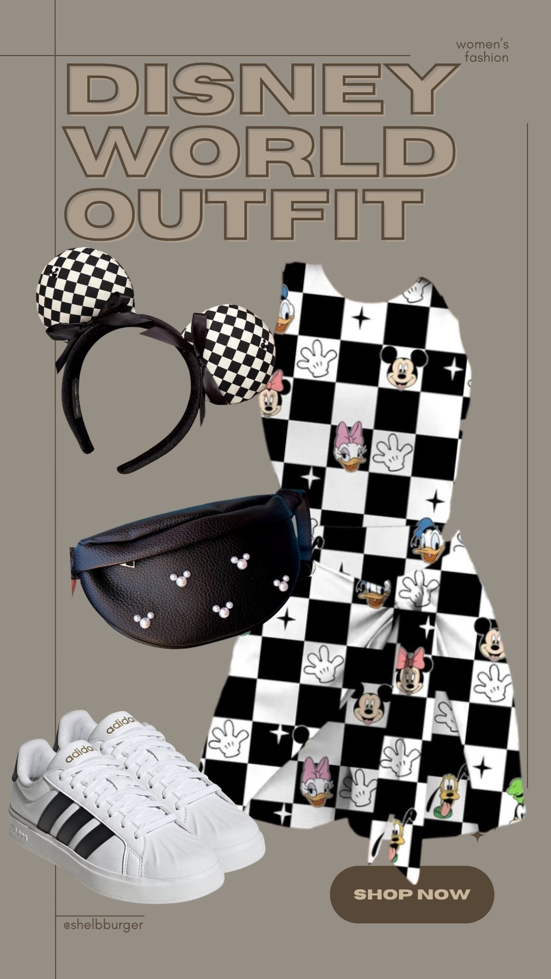 Women’s checkered Mickey Mouse and friends active dress outfit 
Spring break at Disney World outfit

#LTKmomlife #LTKSaleAlert #LTKTravel