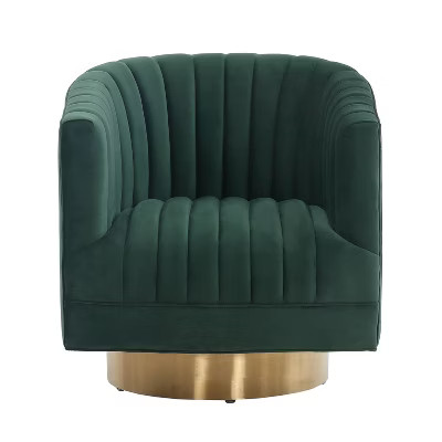 Josephine Swivel Barrel Chair - Safavieh | Target
