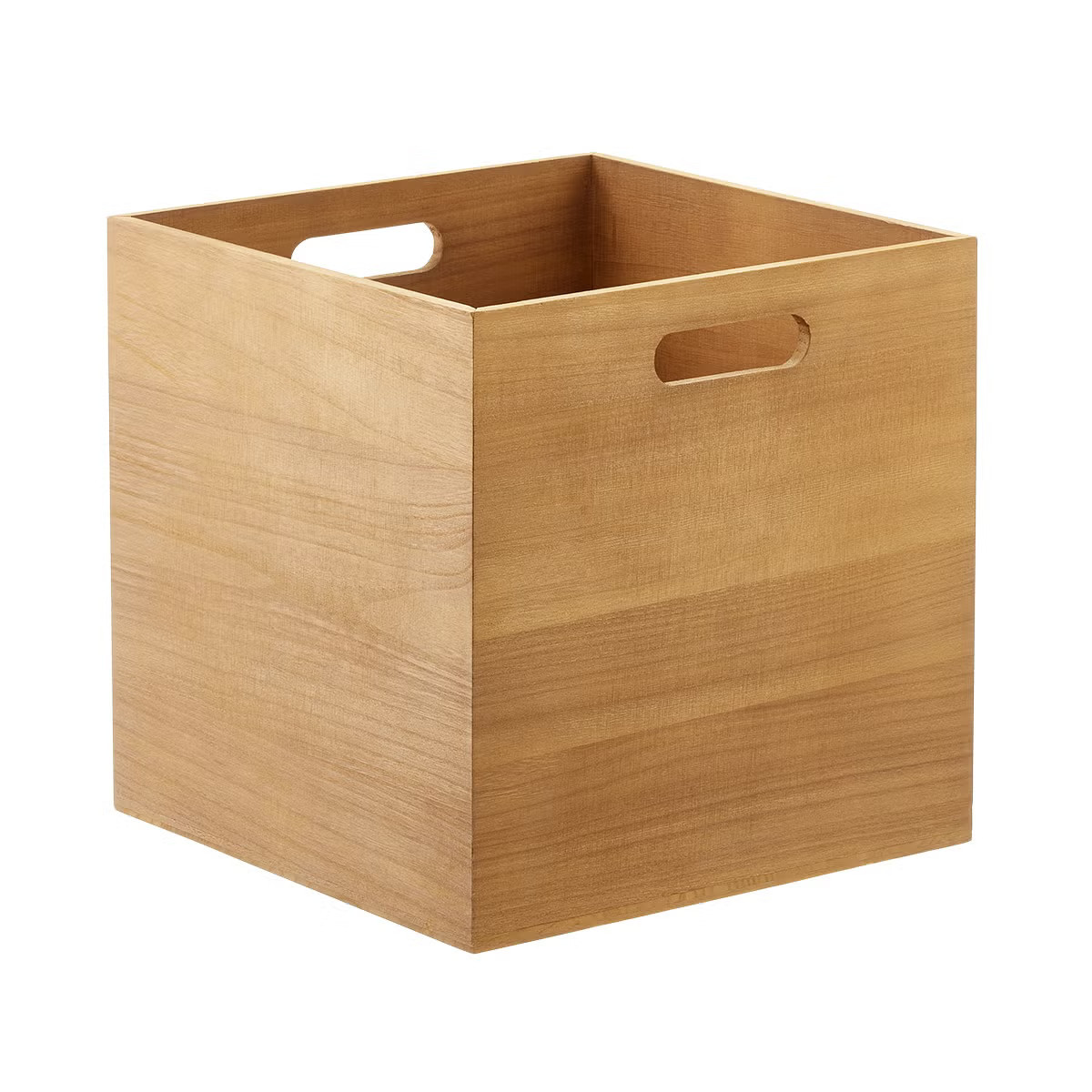 Large Brentwood Cube Honey | The Container Store