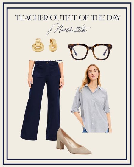 Todays teacher look! 💙 3/12 

#LTKworkwear #LTKstyletip #LTKfindsunder100