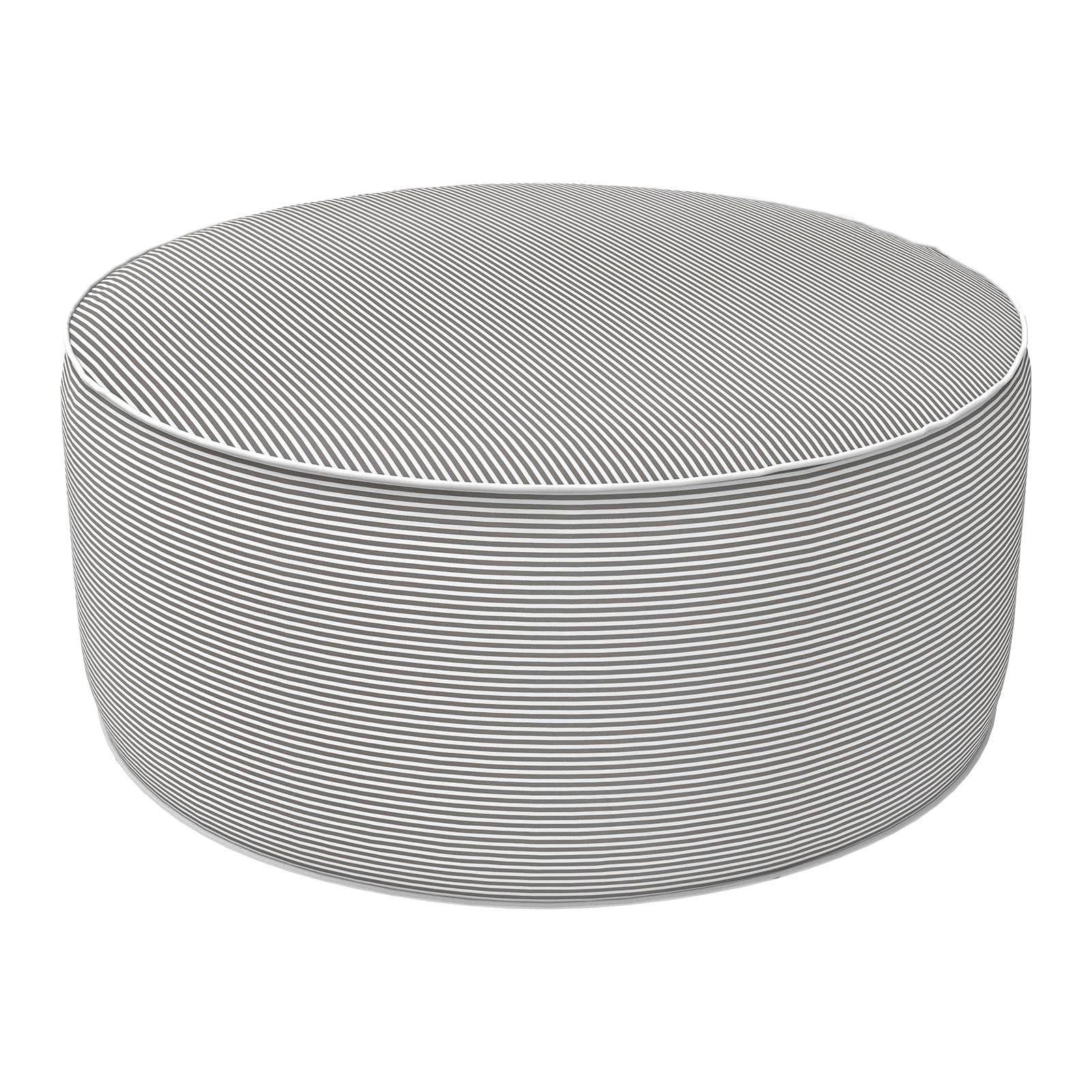 LVTXIII Indoor/Outdoor Inflatable Ottoman, D31 x H14 Large Round Ottoman, All Weather Foot Rest S... | Amazon (US)