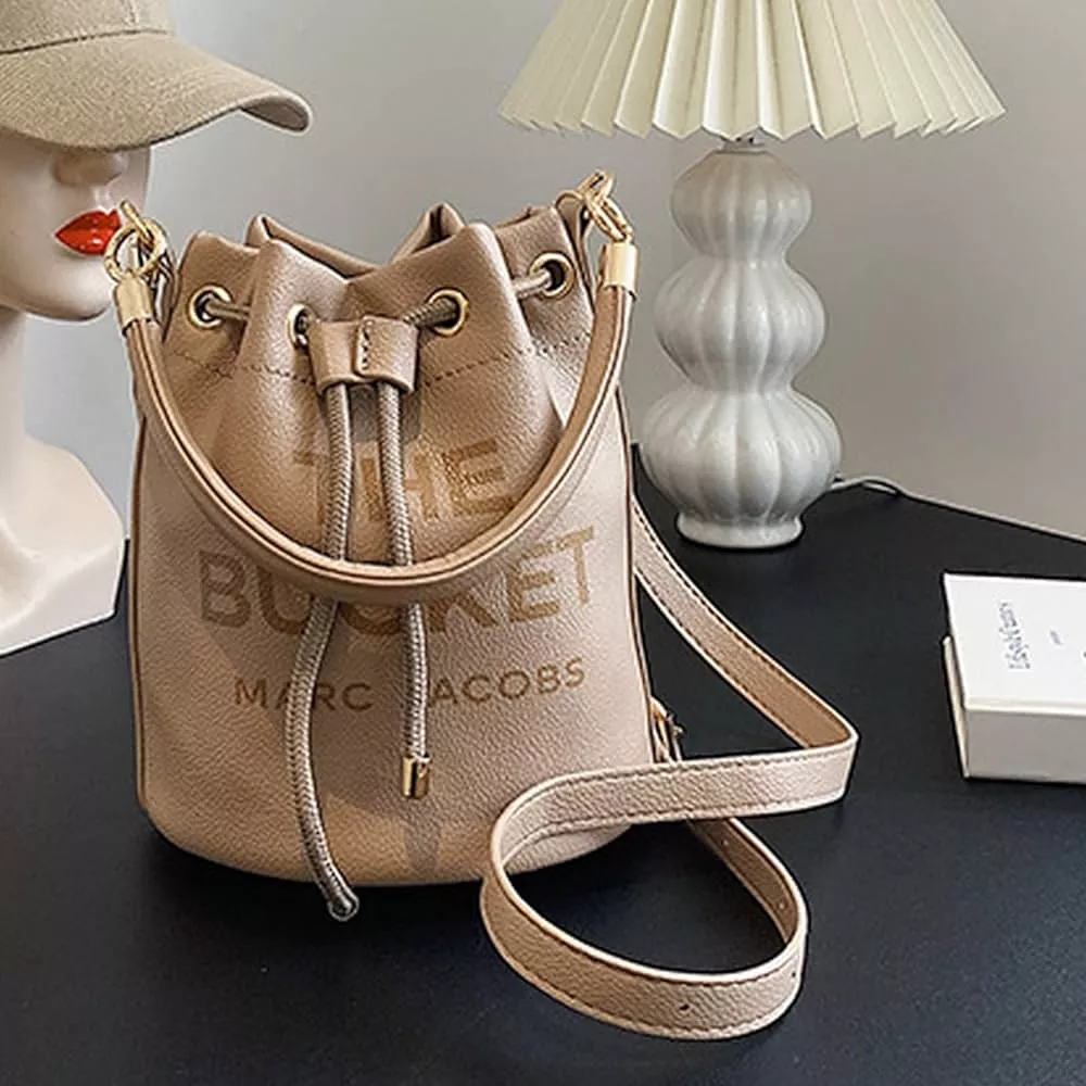 Women's Fashion Letter Bucket Handbag
