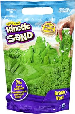 Kinetic Sand The Original Moldable Sensory Play Sand, Green, 2 Pounds | Amazon (US)