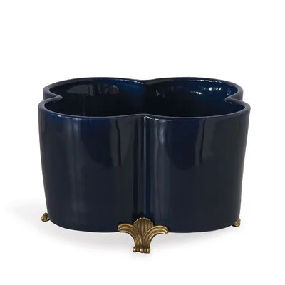 Quatrefoil Porcelain Pot Planter | Wayfair North America