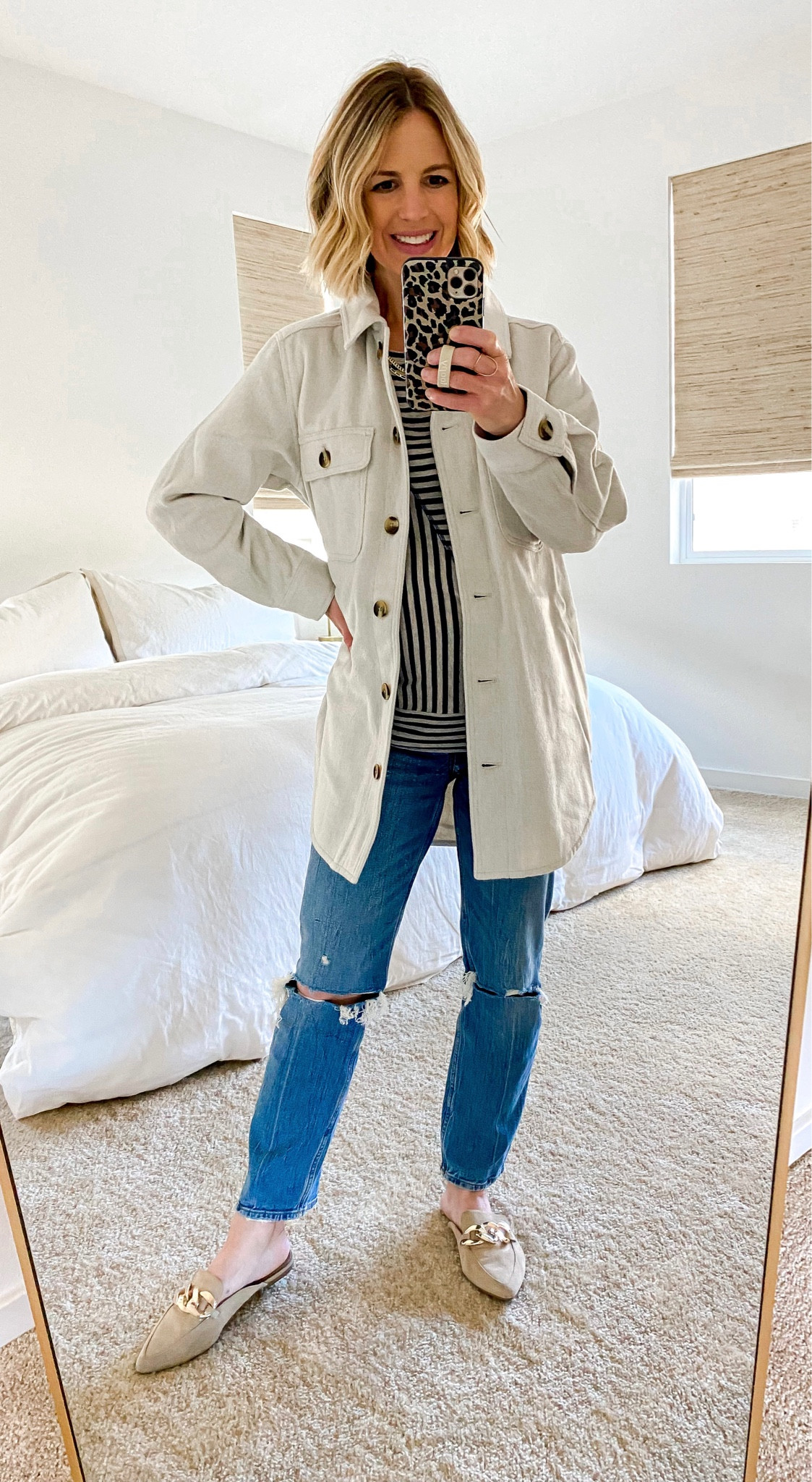 ootd

Shacket: Wearing size S—I sized up one size (runs oversized but shoulders/arms were tight in true size) 

Jeans: Wearing size 25 (these run slightly oversized)

#falloutfit #fallfashion #shacket #oldnavyshacket #maternityjeans #abercrombiejeans #mules #neutralmules #stevemaddenmules #somabra #ghdstyler #besthairtool #texturespray #deoderant #bumpstyle #maternitystyle

#LTKbump #LTKstyletip #LTKshoecrush