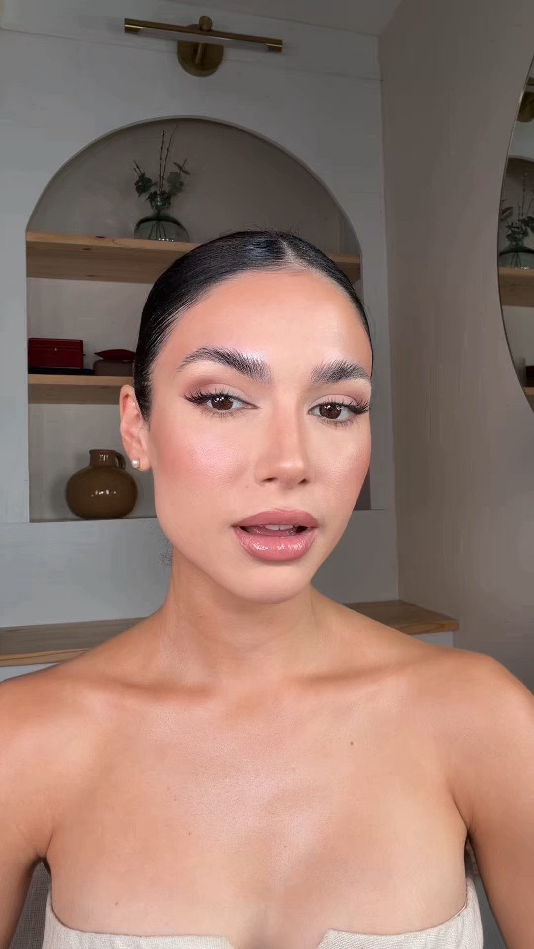wedding makeup trial look 