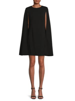 Calvin Klein Cape Sleeve Shift Dress on SALE | Saks OFF 5TH | Saks Fifth Avenue OFF 5TH