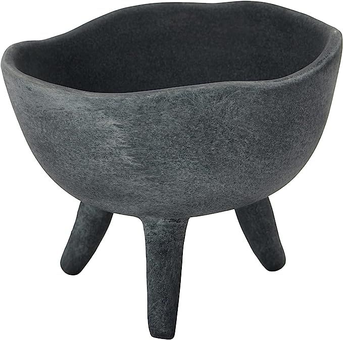 Amazon.com: Creative Co-Op Terracotta Footed, Matte Black Planter, 4" : Everything Else | Amazon (US)