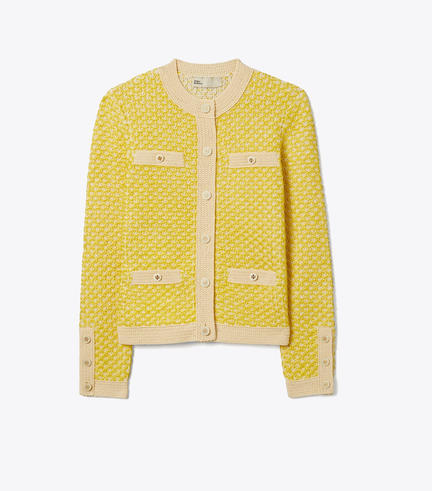 LINEN TWEED KENDRA CARDIGAN | Tory Burch (US)