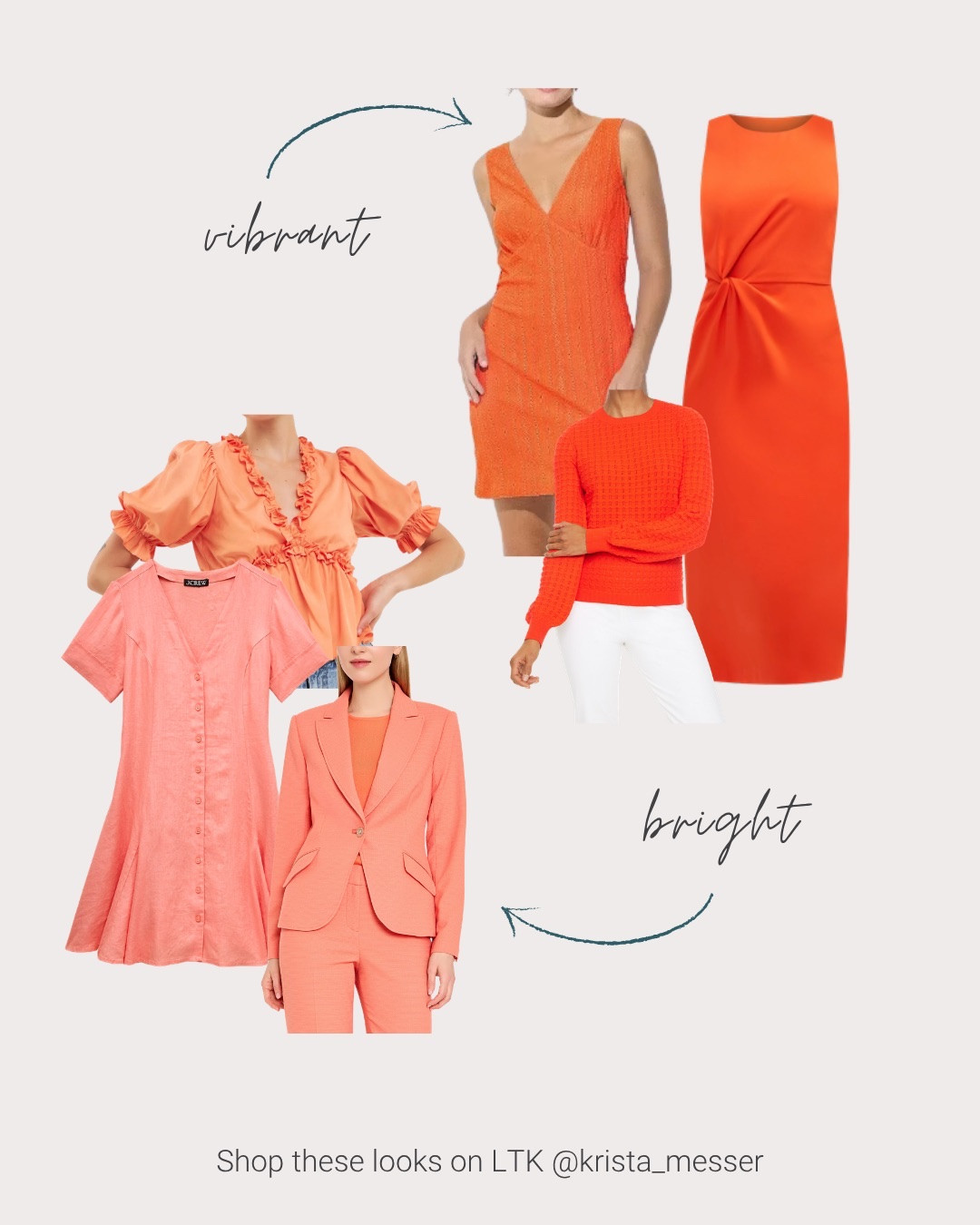 What’s the difference between Autumn’s vibrant colors and Spring’s bright colors? Let’s take a look…

Spring colors feel like they’re lit from within—light, fresh, and airy.

Autumn colors, on the other hand, feel rooted and rich—there’s a depth and weight to them.

#LTKootd #LTKSeasonal