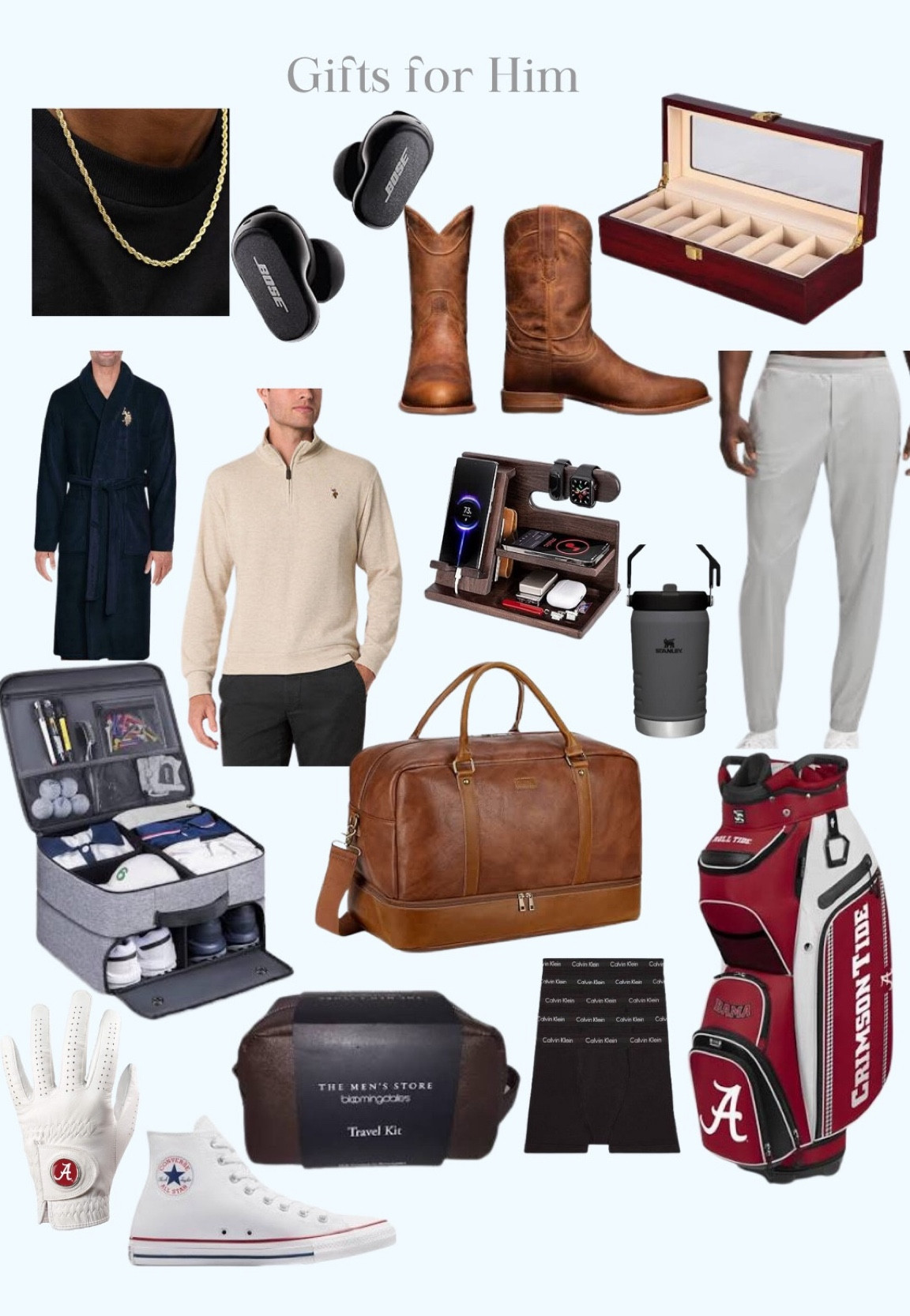 gift guide for him 
#holidaygiftguide #giftideas #giftsforher #giftsforhim #christmaslist #giftlist #giftguide

#LTKSeasonal #LTKGiftGuide #LTKHoliday