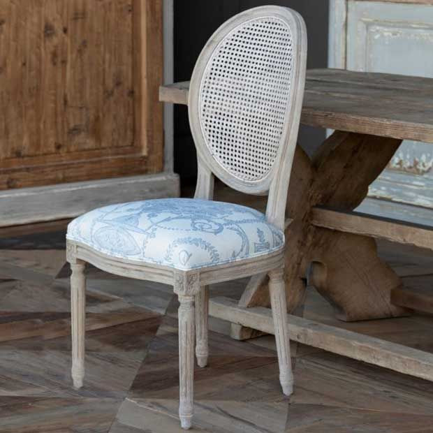 French Bouquet Cane Back Chair | Antique Farm House