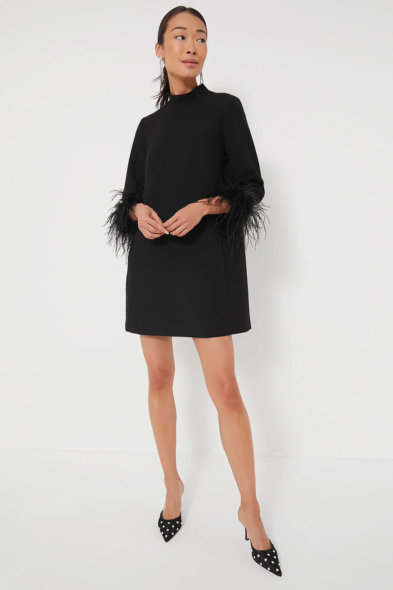 Black Feather Mod Ellie Dress | Tuckernuck (US)