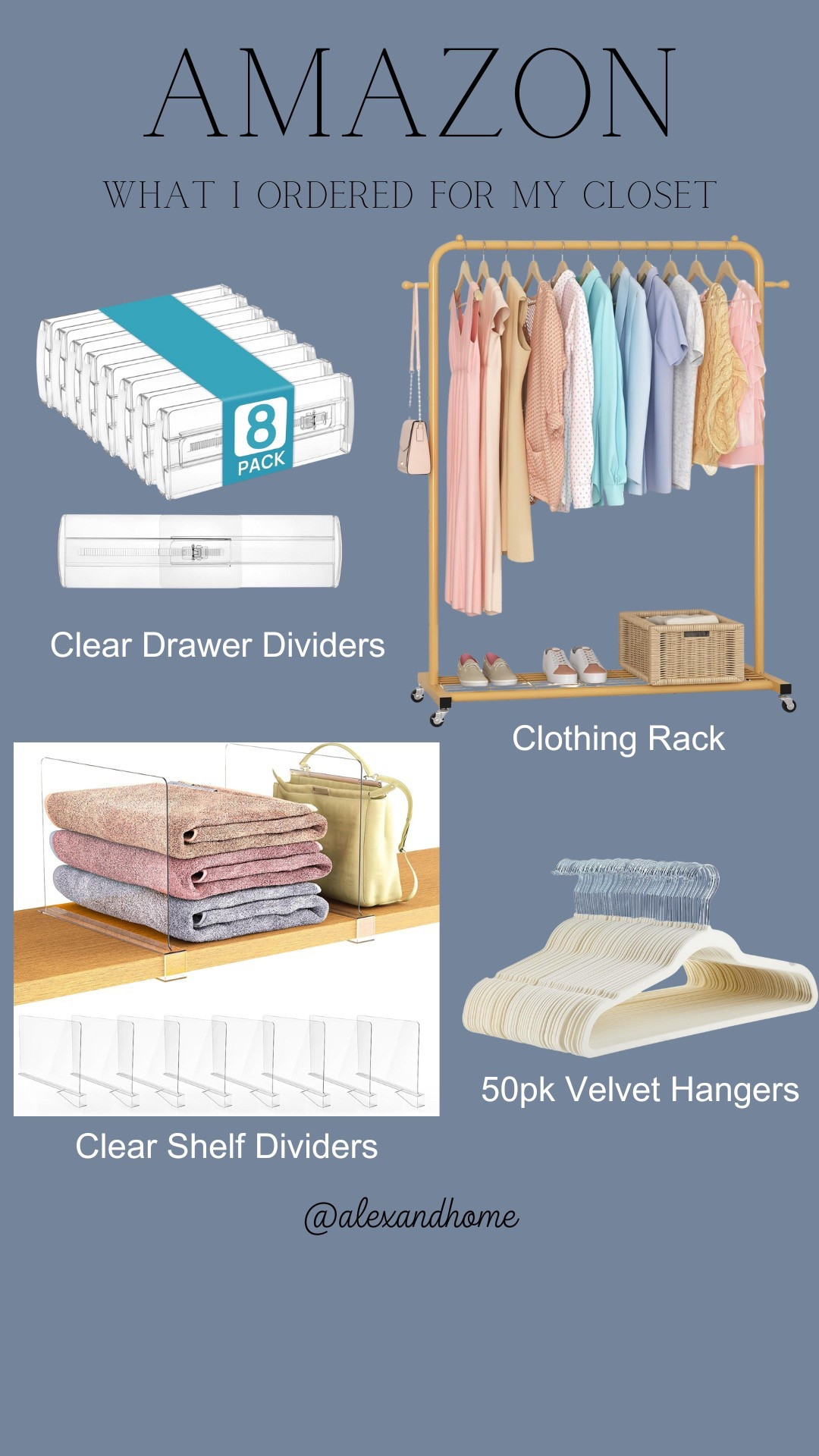 What I ordered for my new closet! It’s Amazon Spring time sales! And if your spring cleaning, now is the perfect time to grab your storage essentials! 

#LTKSaleAlert #LTKHome