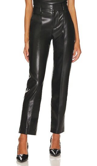 Ming Faux Leather Pant in Black | Revolve Clothing (Global)