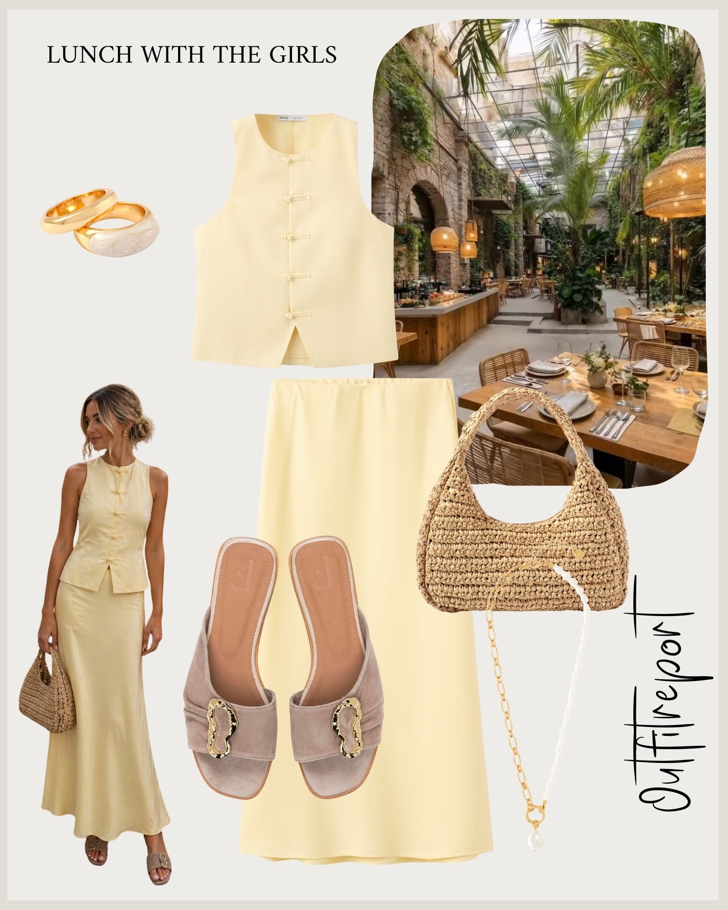Butter yellow matching set outfit summer spring 

#LTKstyletip #LTKsummer #LTKspring
