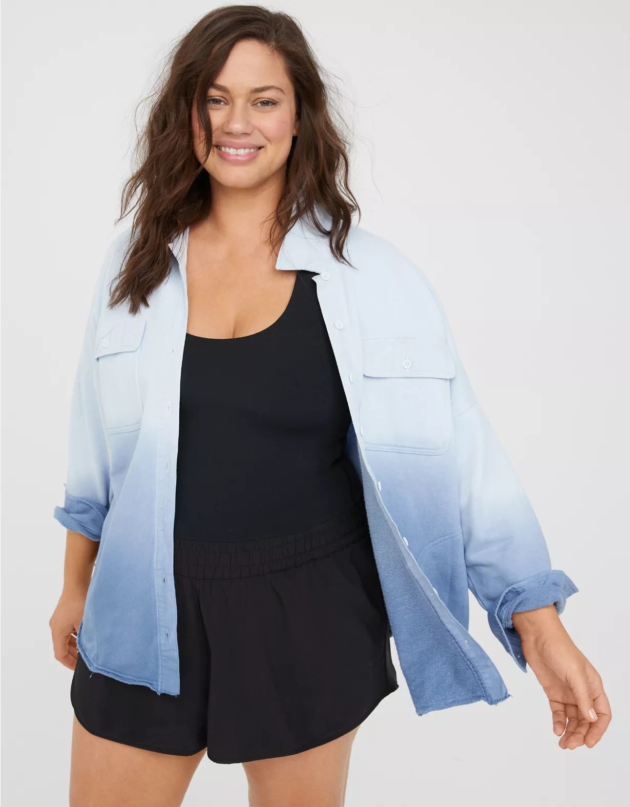 OFFLINE By Aerie Throw-Back Shacket | Aerie