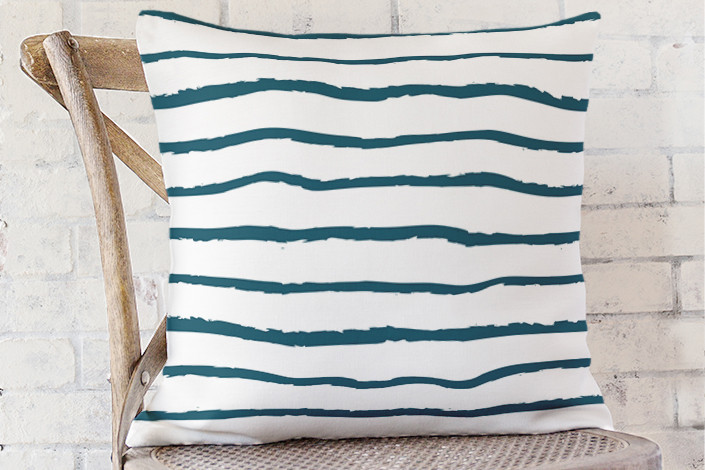 Soft Stripes Pillow | Minted