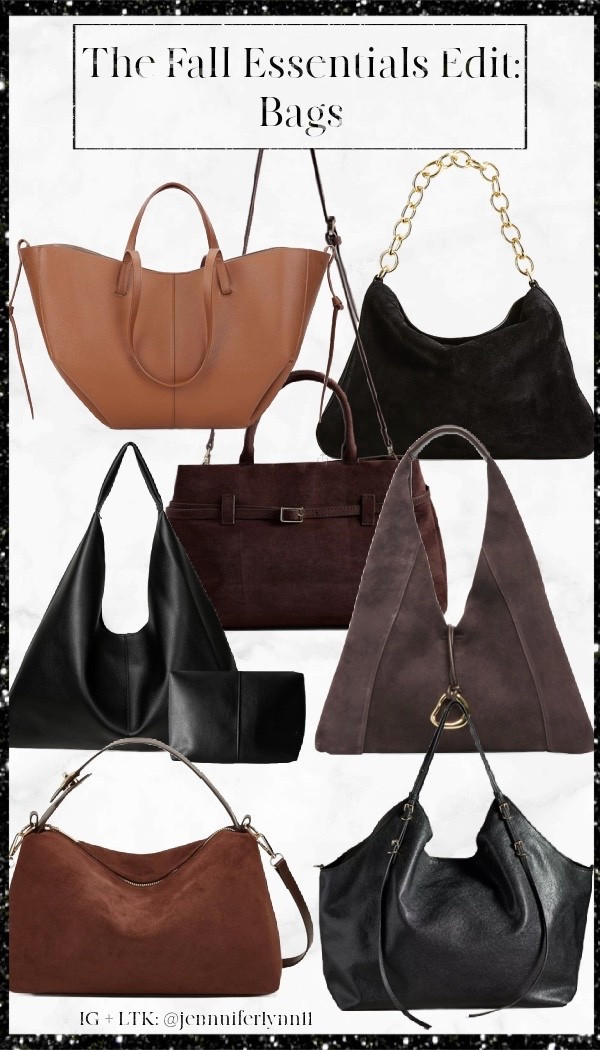Suede, leather, chocolate brown, cognac, camel, gold hard wear, all things that describe the perfect bag for Fall! 

#LTKFindsUnder100 #LTKSeasonal #LTKItBag