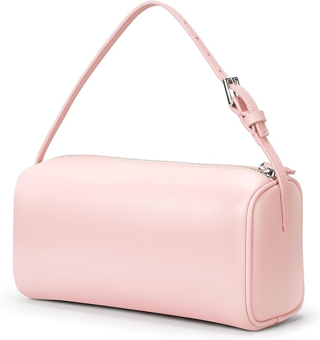 Hobo Crossbody Bags For Women,Vegan Leather Barrel Bag For Ladies,Designer Mini Pruse With Adjust... | Amazon (US)
