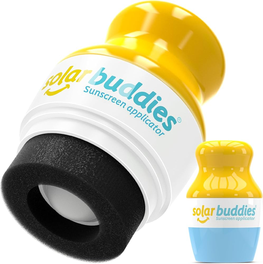 Solar Buddies Sunscreen Applicator \u2013 Blue \u2013 Refillable Roll-on Sponge for Sunscreens & ... | Amazon (US)