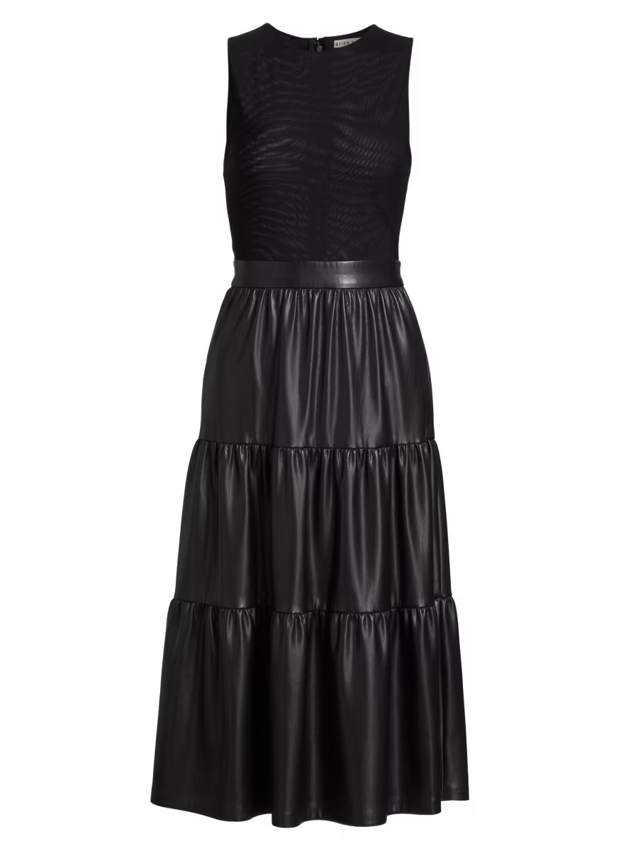Chara Pieced Tiered Midi-Dress | Saks Fifth Avenue