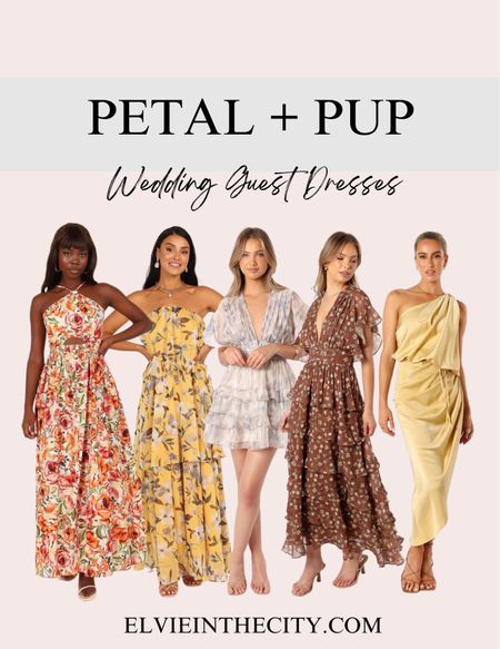 Petal + Pup has some stunning wedding guest dresses and these are some great options for all of your fall weddings

#LTKwedding #LTKSeasonal