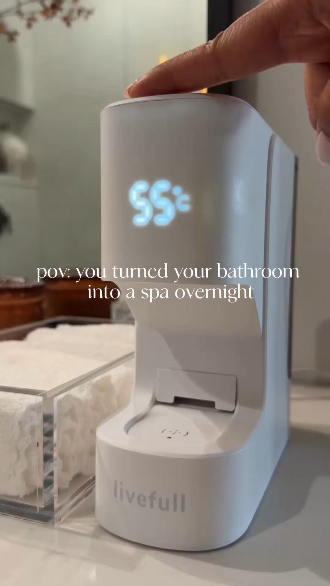 comment SPA PLEASE and I’ll send you the details. 
 
This is one of those Amazon finds that instantly upgrades your entire skincare routine. 

I didn’t even realize how much I needed a hot face towel warmer until I tried it… now I feel like I’m doing a spa facial at home every night. 

It heats up to the perfect temp, feels SO relaxing on your skin, and makes cleansing + removing makeup 10x better. If you love a luxury self care routine, glowing skin, and that clean girl aesthetic… this is it 

#amazonfinds #skincareroutine #selfcareessentials #beautyhacks #amazonmusthaves