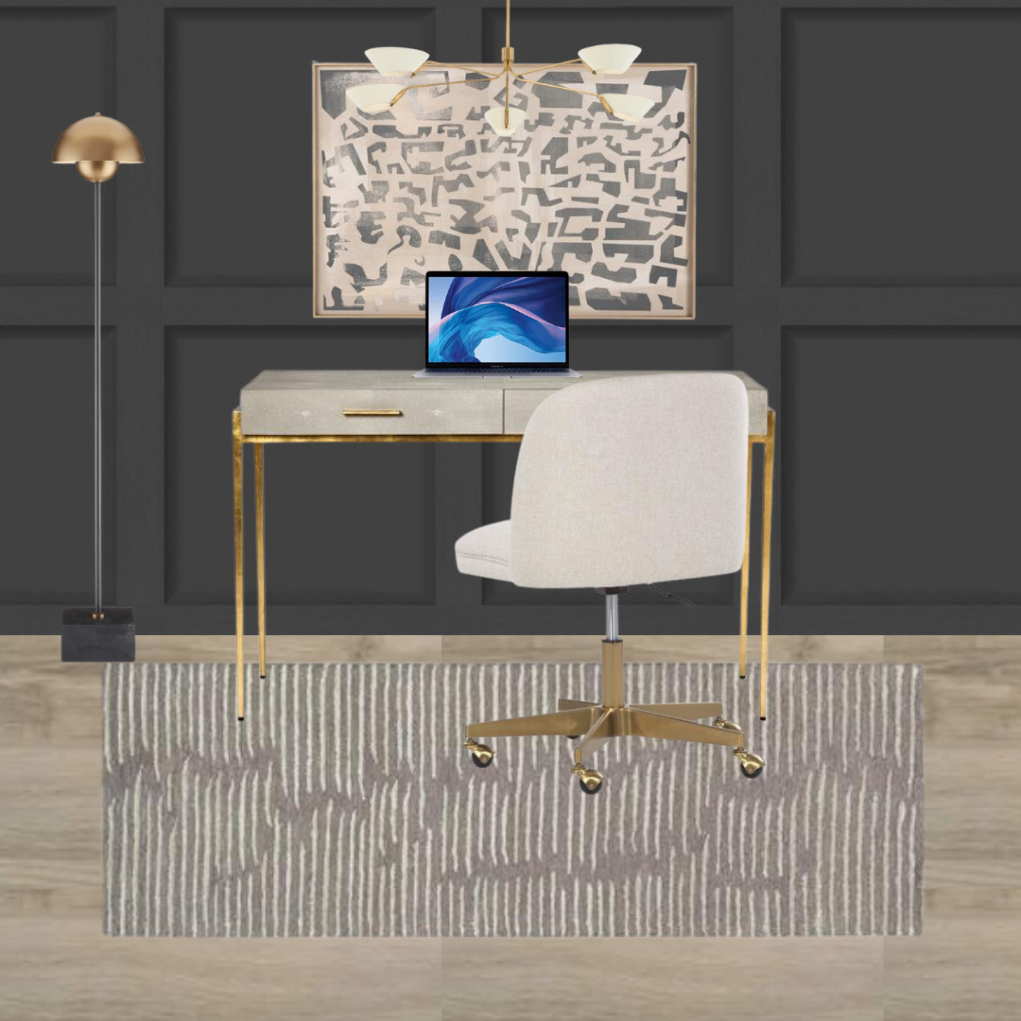 Home office, office decor, office furniture, desk, desk chair, rug, sideboard, curtains, home office design, office chair, desk chair 

#LTKhome #LTKworkwear #LTKU