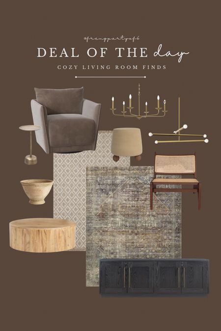 Cozy living room finds! Loving this brown velvet chair and wood coffee table, both on sale! Interior decor, chandelier, area rug, accent chair, tv stand, media console

#LTKSeasonal #LTKsalealert #LTKhome