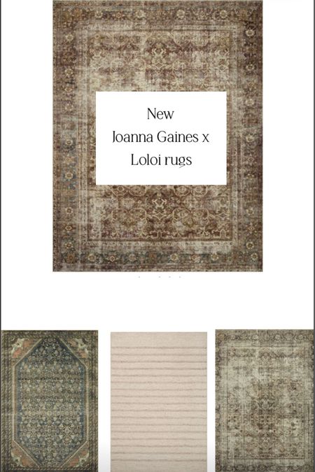 New Joanna Gaines x Loloi rugs! 

Washable rugs , vintage look rugs. 



#LTKsalealert #LTKFind #LTKhome
