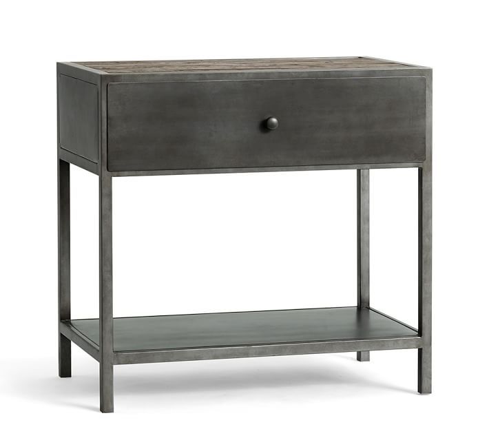Big Daddy's Antiques Metal Nightstand | Pottery Barn (US)