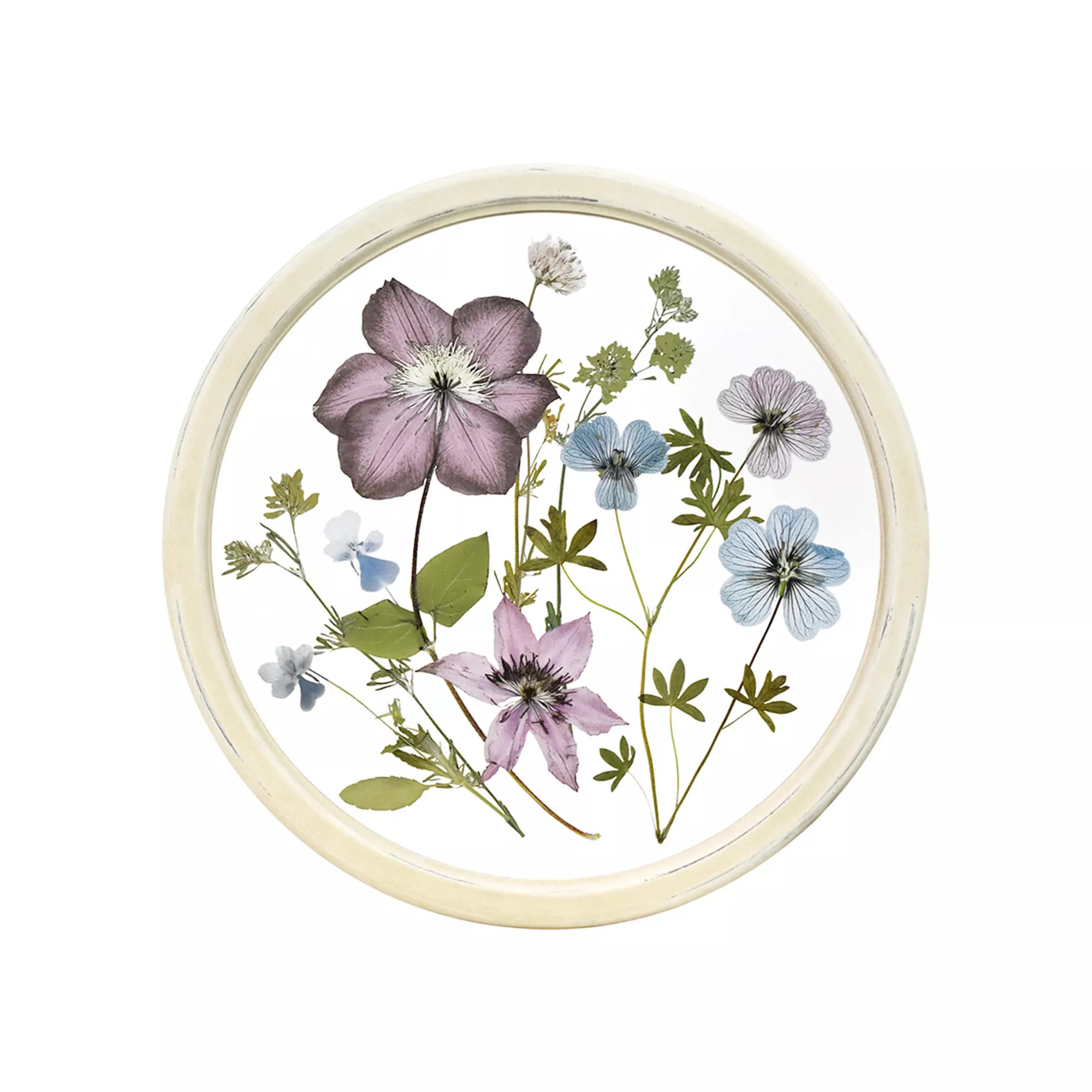 Round Pressed Flowers Framed Wall Decor | Kohl's