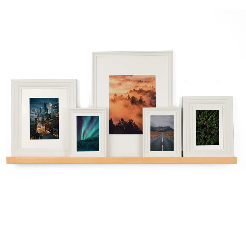 Essiemae Solid Wood Picture Ledge Wall Shelf | Wayfair North America