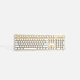 Azio Retro Classic Bluetooth (Maple) - Luxury Vintage Backlit Mechanical Keyboard (MK-RETRO-BT-W-02- | Amazon (US)