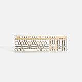 Azio Retro Classic Bluetooth (Maple) - Luxury Vintage Backlit Mechanical Keyboard (MK-RETRO-BT-W-02- | Amazon (US)