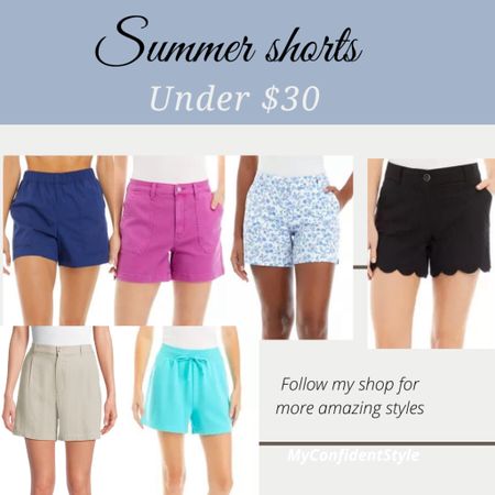 It’s short season now and I’ve found some great options for you. From denim to cargo, to activewear stretch and chino I’ve got you covered!

#shorts #shortsforwomen #dressshorts #activewearshorts #workoutshorts #denimjeanshorts #cinoshorys #cargoshorts

Style Tip:
When wearing a bright colored top pair it with a dark or cool colored pair of shorts.

Wearing black or navy shorts? Add a top or coordinating vest of the same color for a sleek monochromatic look.


#LTKSeasonal #LTKActive #LTKSaleAlert