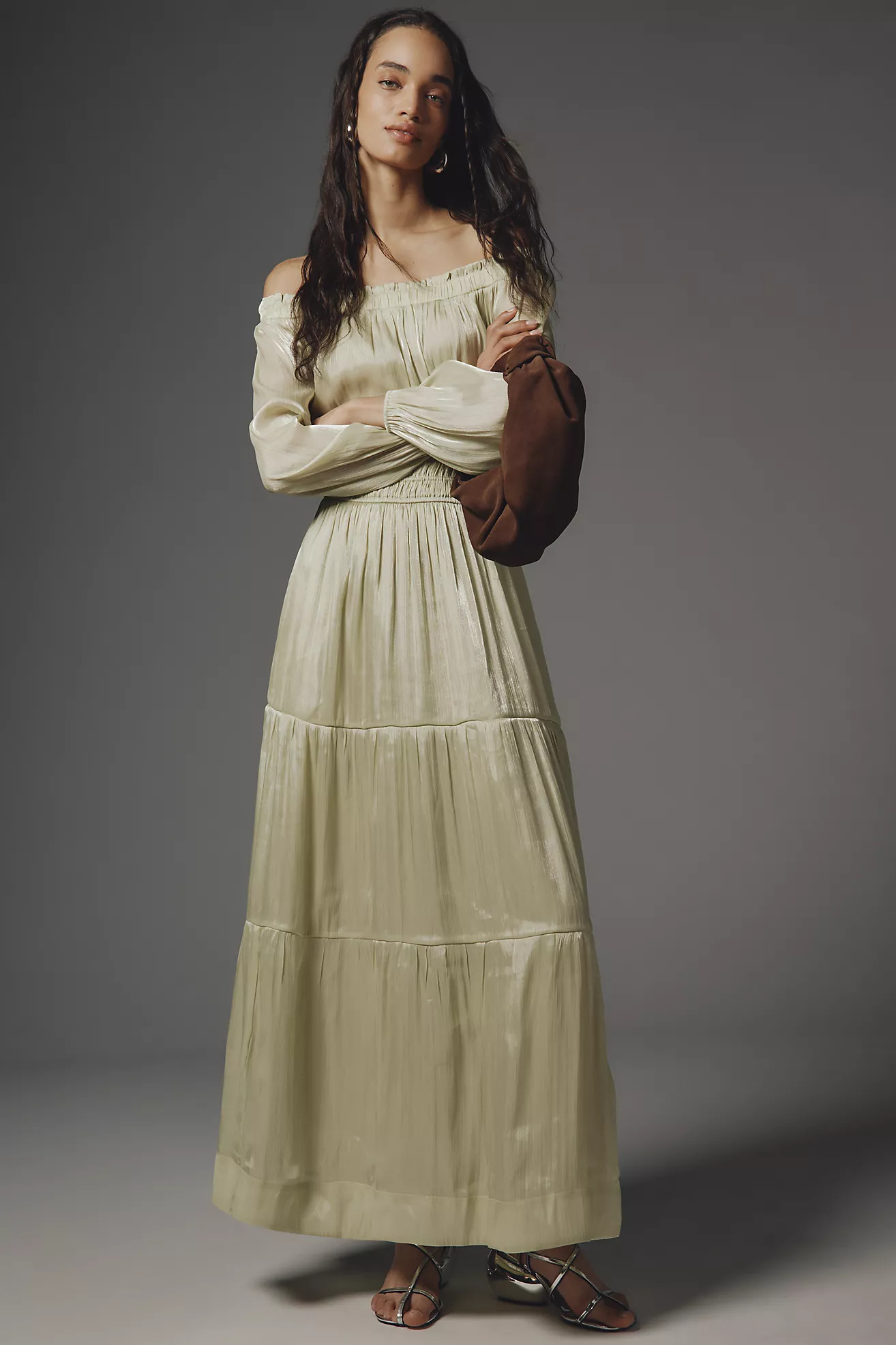 The Somerset Off-Shoulder Maxi Dress | Anthropologie (US)