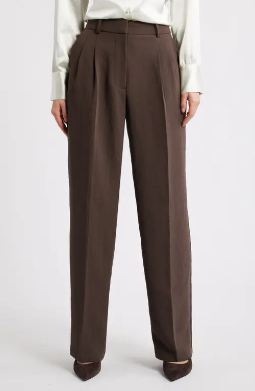 Open Edit The Curator Trousers in Brown Seal at Nordstrom, Size 14 | Nordstrom