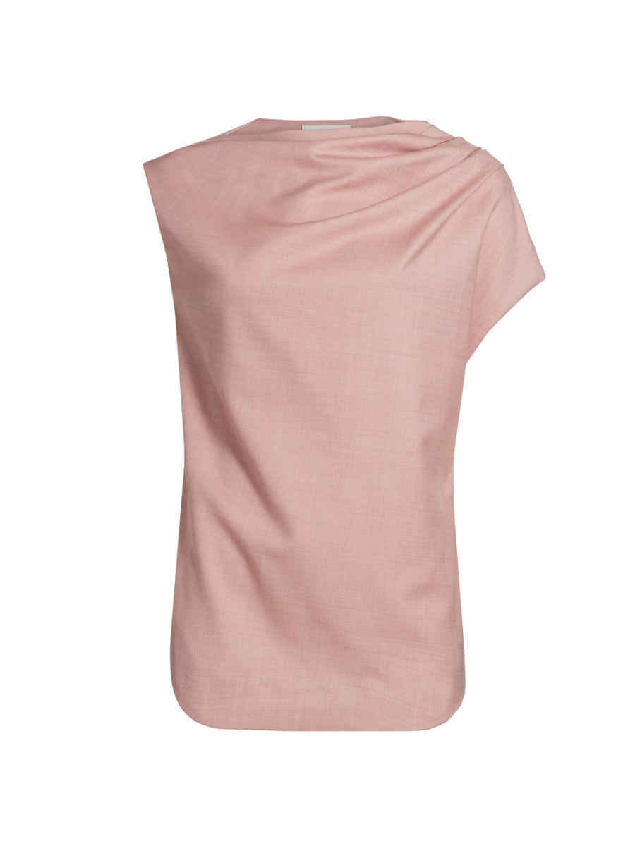 Lyra Draped Sleeveless Blouse | Saks Fifth Avenue