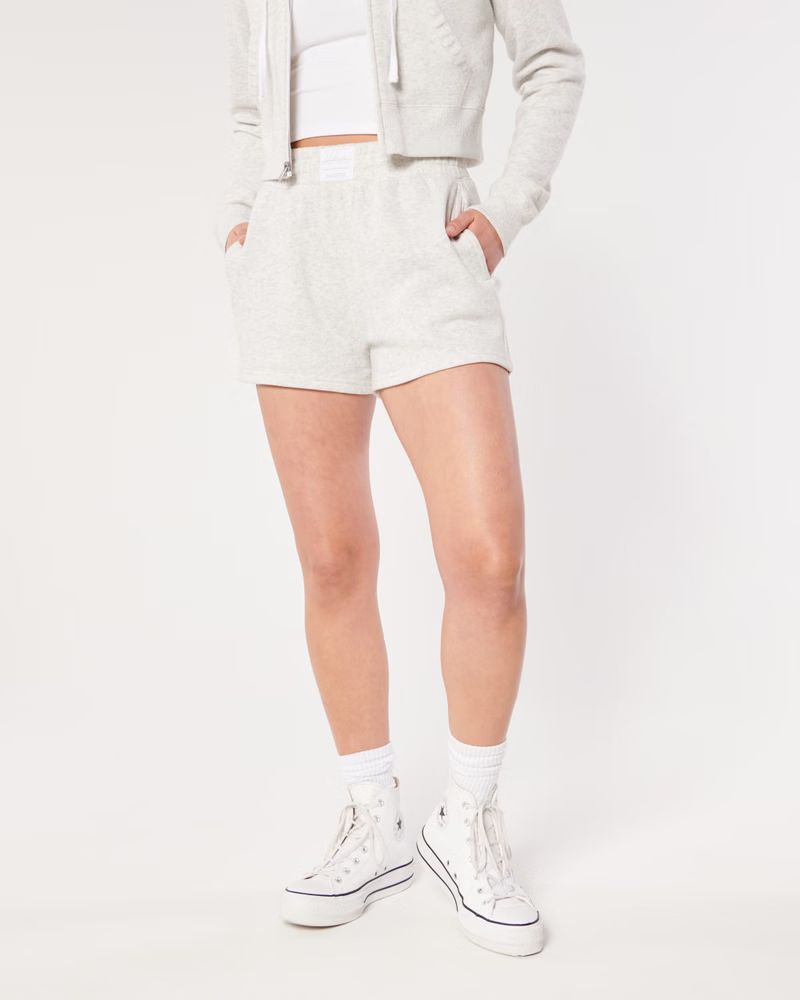 Ultra High-Rise Fleece Dad Short | Hollister (US)