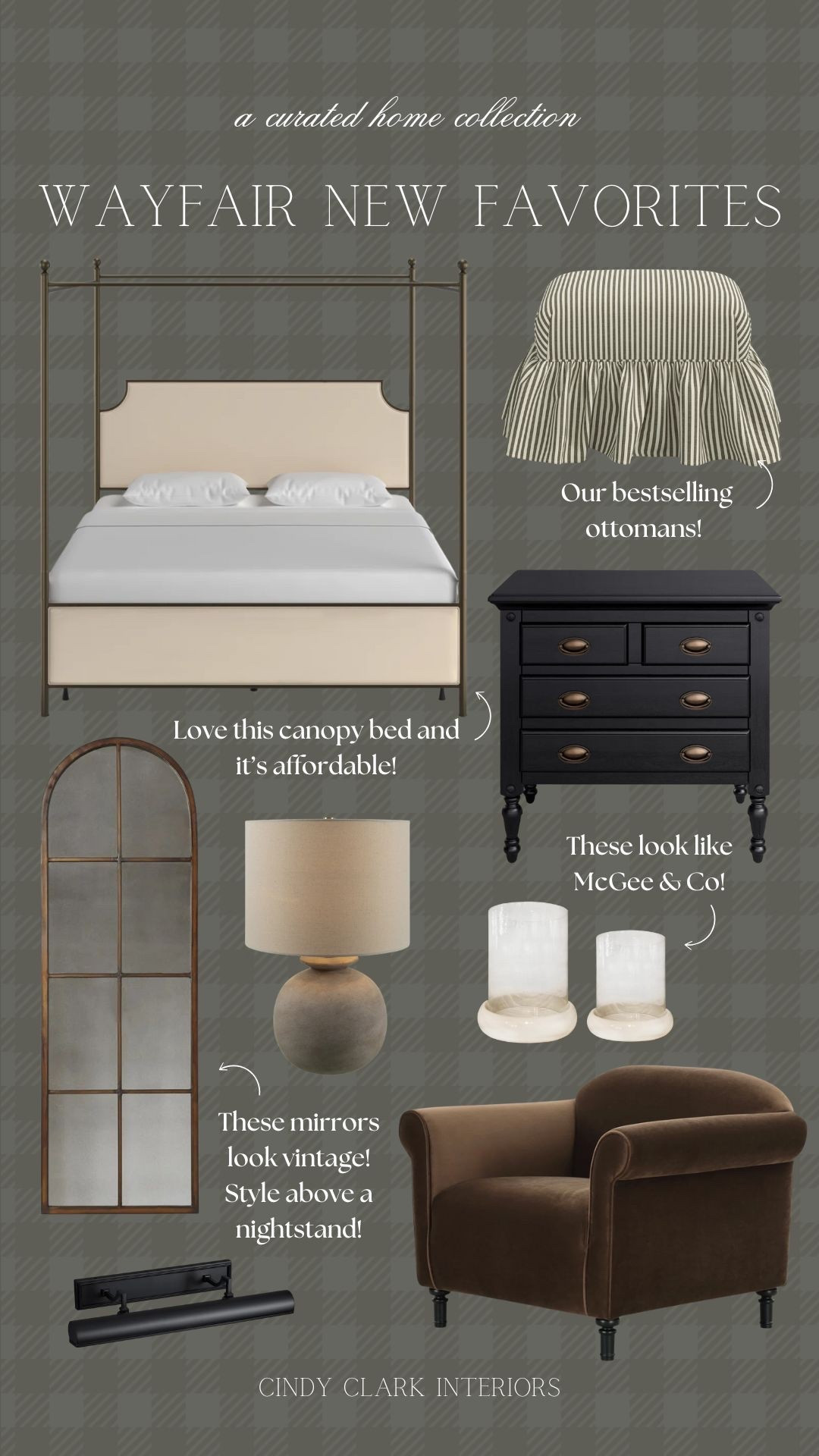 New Wayfair arrivals I am absolutely loving! I love how these pieces pair together for an antique inspired, warm primary bedroom. 

#LTKSaleAlert #LTKHome